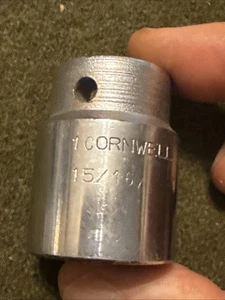 Vintage Cornwell 15/16" Socket 6pt  1/2" Drive 3230 USA 🇺🇸 - Foto 1 di 8