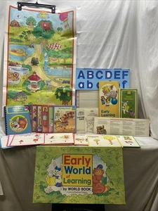 Vintage 1987 World Book Early World Of Learning Boxed Set Incomplete See Desc - Picture 1 of 24