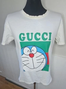 Doraemon gucci graphic print logo japenese short sleeve t-shirt unisex size XL - Picture 1 of 12