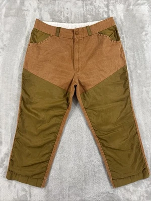 Vintage Game Winner Pants Mens 38x27 Upland Brush Guard Double Knee Hunting - Image 1 of 4