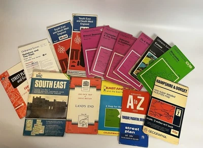 Vintage Maps Ordnance Survey A To Z & Others Bundle Of 15 Job Lot Land’s End — 第 1/4 张图片