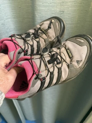 adidas Terrex Swift R3 Women's Hiking Shoes Grey PinkGore-Tex, Size 10 - Image 1 of 4