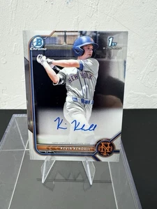 🔥 2022 Bowman Chrome Kevin Kendall 1st Bowman Auto #CPA-KK - New York Mets 🔥 - Imagen 1 de 2