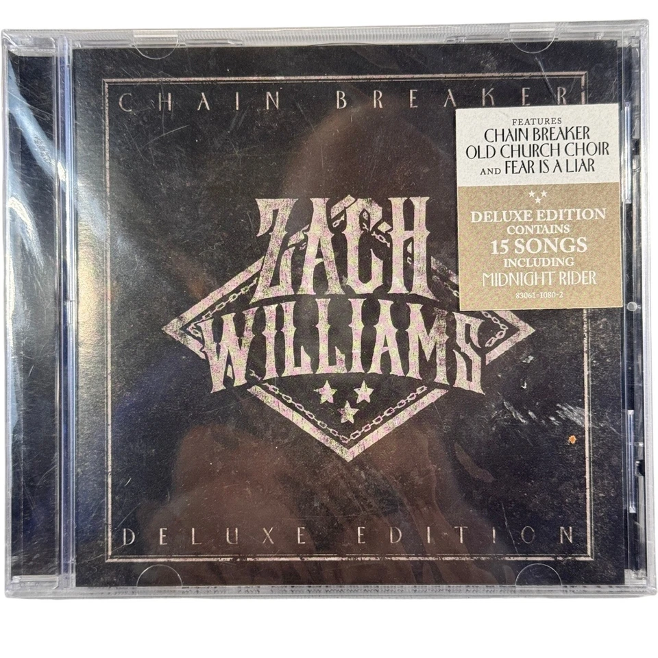 Zach Williams Chain Breaker Deluxe Edition CD 15 Songs Christian Music Sealed - Image 1 of 2