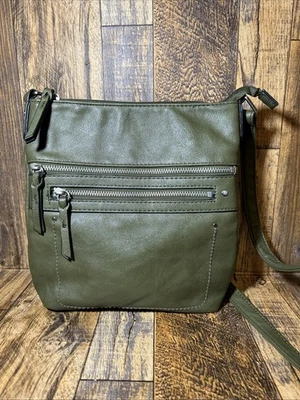 Bolso Bandolera INC International Concepts Riverton Verde Oliva Bohemio Informal Foto 1 de 4