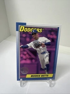 MOOKIE BETTS - 2025 Topps Series 1 1990 Topps Pink Parallel SP #T90-60 Dodgers - Picture 1 of 2