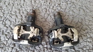 black Shinano spd clipless pedals MTB - Picture 1 of 9