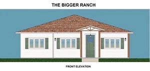 BIGGER RANCH HOUSE PLANS - 2,209 sq. ft. - AVAILABLE IN MULTPLE FILE FORMATS - Picture 1 of 5