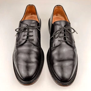 Scarpe derby donna stringate Sartore pelle nera tacco legno tg 40,5/9 500€ nuove! - Foto 1 di 9