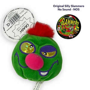 Silly Slammers Bean Bag Plush Green CRASH Toy 1997 ORIGINAL NEW OLD STOCK - Picture 1 of 3