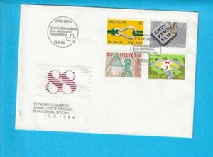SWITZERLAND - 1988 FIRST DAY COVER - SC. 824-827 - N370f - Picture 1 of 1