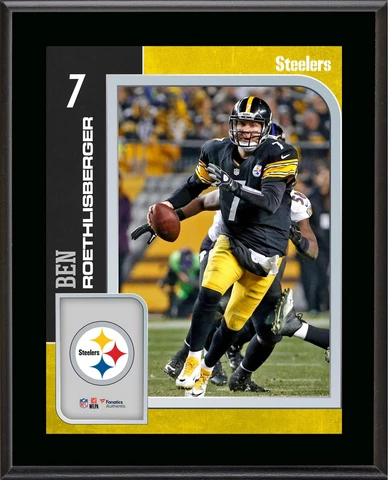 Ben Roethlisberger Steelers 10.5x13 Player Plaque - Fanatics Cover