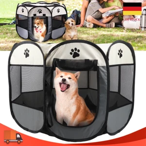 Neu Hundekäfig für Welpen, Katzen und Tiere - Auslauf und Wurfkiste - Bild 1 von 11