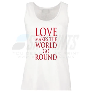 Love Makes the World Go Round | Canotta Canotta Unisex Uomo Donna - Foto 1 di 2