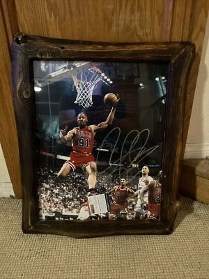dennis rodman signed photo With PSA Authentication Included - Image 1 of 2