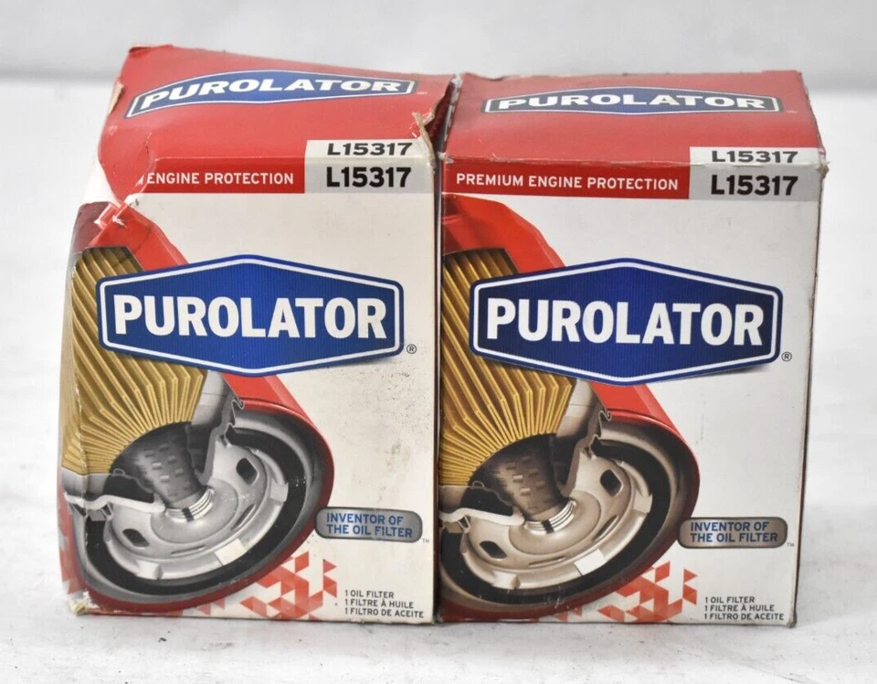 Лот из 2 сменных масляных фильтров Purolator Premium для защиты двигателя L15317 - Изображение 1 из 4