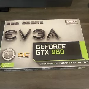 EVGA NVIDIA GeForce GTX 960 2GB GDDR5 Graphics Card with FREE Cover / Panel NEW! - Picture 1 of 6
