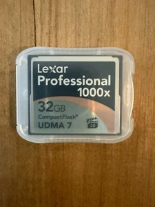 Lexar 32GB 1000X 160MB/s CF CompactFlash UDMA 7 Memory Card - Picture 1 of 1