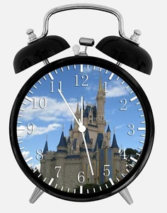 Disney Castle Alarm Desk Clock 3.75" Home or Office Decor Z125 Nice For Gift - Picture 1 of 1