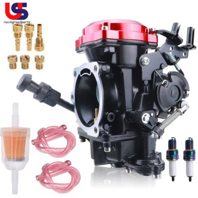 Kit de carburador y bujía para Harley-Davidson Sportster 883 1200 XL883 XLH1200 Foto 1 de 4