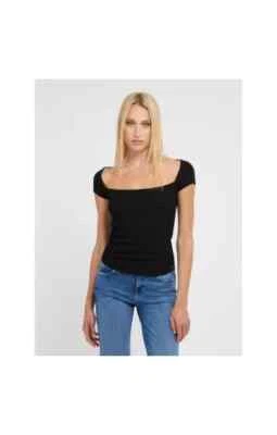 Top con cremallera Guess genuino para mujer - negro Foto 1 de 3