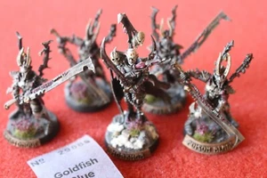 Games Workshop Warhammer 40k Dark Eldar Archon and 4x Incubi Bodyguards Painted - Picture 1 of 8