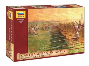 Carthagenian Infantry III-I B.C.	8010 Zvezda 1:72 NEW 2025 - Picture 1 of 2