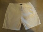MaaMgic Men Classic Cotton/Spandex White Shorts Elastic Waistband Size 34 *309