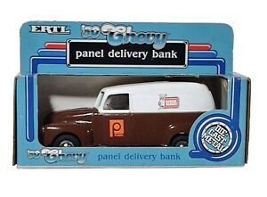 1:25 ERTL 1950 CHEVY "PUBLIX" DIECAST PANEL DELIVERY TRUCK -COIN BANK "USA"