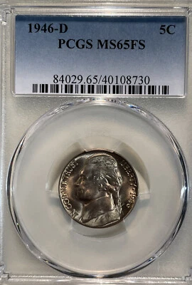 1946-D PCGS MS65FS 5C Nickel - Image 1 of 4