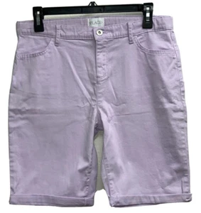 The Children’s Place Girls Juniors Sz 16 Lilac Haze Shorts Front Zipper BN - Picture 1 of 12