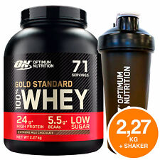 ON Optimum Nutrition Gold Standard 100% Whey Proteine Cioccolato 2,27kg + Shaker