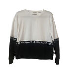 Karl Lagerfeld Paris Womens Cropped Pullover Sweatshirt Size XS Long Sleeve