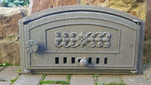 Ofentür Backofentür aus Gusseisen für Pizzaofen, Backofen 48.40cmx27.5cm - Bild 1 von 7