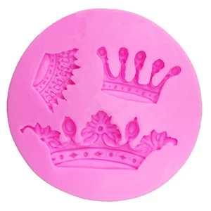 Crowns Silicone Cake Topper Mould - Ideal for Chocolate, Fondant, etc. - Picture 1 of 3
