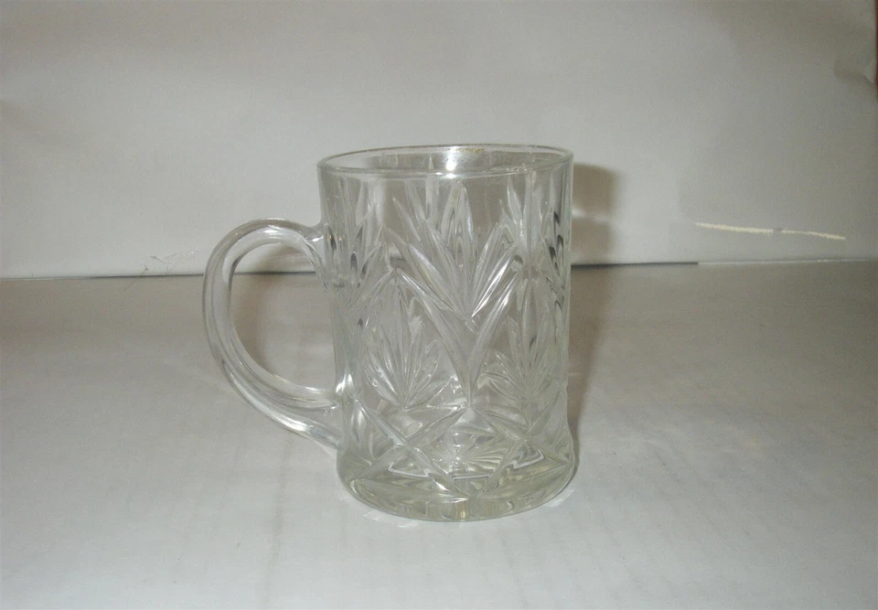 ЯКОРЬ HOCKING ПРОЗРАЧНЫЙ АНАНАС ДИЗАЙН СТЕКЛЯННАЯ КРУЖКА 4,25 ДЮЙМА G2722 - Изображение 1 из 1