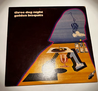THREE DOG NIGHT - GOLDEN BISQUITS - ORIGINAL 1971 VINYL LP - DSX 50098 VG+ - Image 1 of 4