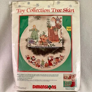 Dimensions Toy Collection Tree Skirt Cross Stitch Kit 46" by Barbara Mock 1989 - Bild 1 von 9