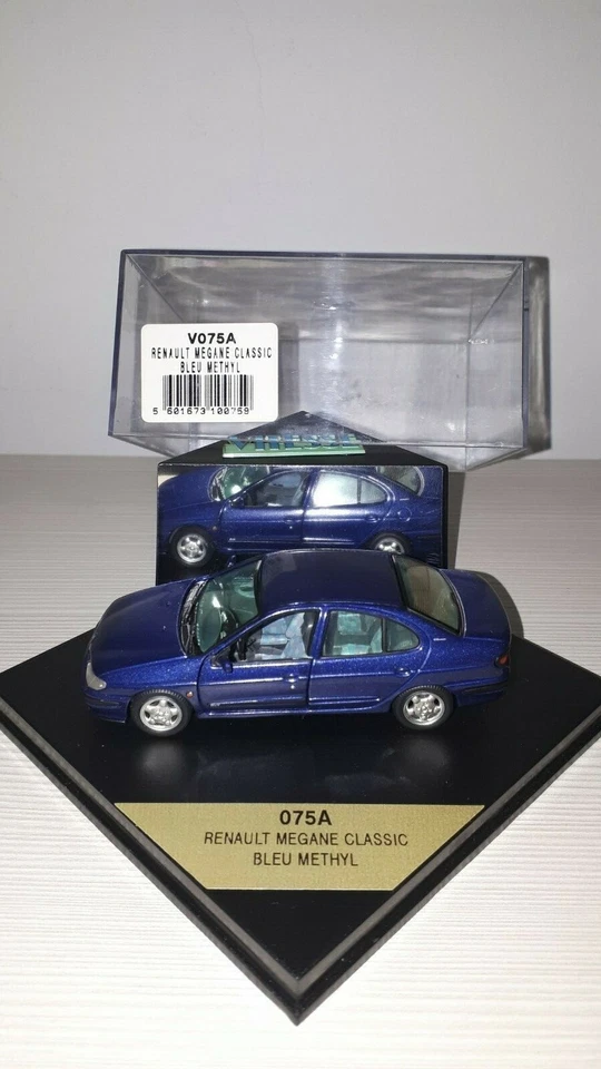 RENAULT MEGANE CLASSIC BLEU METHYL REF.075A VITESSE SCALA 1/43 - Immagine 1 di 1