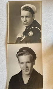 ww2 merchant marine photos 8x10 sheepshead patch crosseyed brothers? father son? - Picture 1 of 4