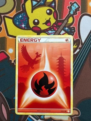 Fire Energy 116/123 HeartGold & SoulSilver englisch Pokemon Karten NM - Bild 1 von 2
