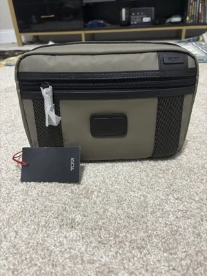 NEW Tumi Fremont MCGUIRE Ballistic Nylon TRAVEL DOPP KIT - SAGE GREEN / BLACK - Image 1 of 4