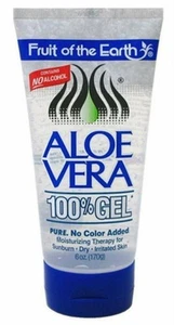 Fruit Of The Earth Aloe Vera 100% Gel Moisturize Sunburn Dry Skin Natural 6oz - Picture 1 of 2