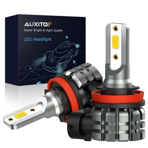 AUXITO Light H8 LED Driving Fog Light Cornering DRL Running Lamp Golden Yellow - Picture 1 of 8