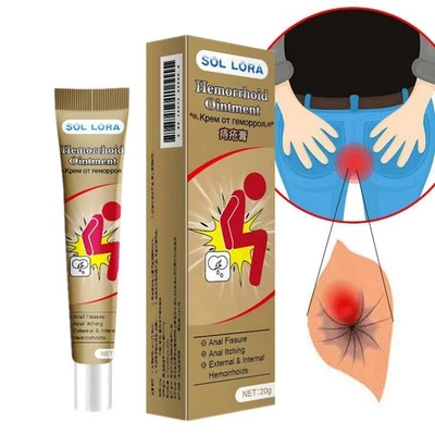 Hemorrhoids Remove Ointment Herbal Cream Relief Piles Pain Reduce Itching SALE - Image 1 of 4
