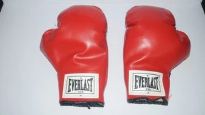 Rote Everlast USA 16oz Boxhandschuhe ohne Schnürung - SCHÖN - Bild 1 von 10