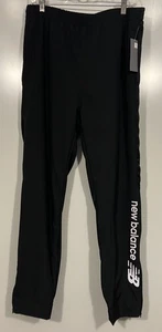 NEW BALANCE All Motion JOGGERS Mens Running Pants w/Mesh Black Sz L NWT - Picture 1 of 15
