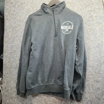 Sport Tek женщин серый четверть молнии длинным рукавом пуловер толстовка размер средний - Изображение 1 из 4