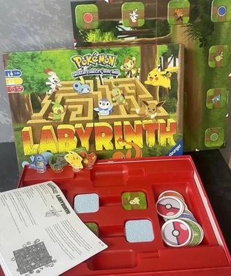 Ravensburger Pokemon Labyrinth Board Game Complete & Very Good Condition - Image 1 of 4