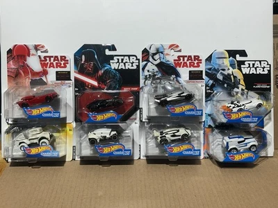Hot Wheels Personaje Coches Star Wars El Lado Oscuro Lote Set 8X Muy Buen Estado Foto 1 de 4